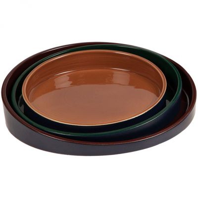 Блюдо Form Fluid, большое, бордовое-4