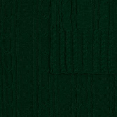 Плед Remitti, темно-зеленый (хвойный)-2