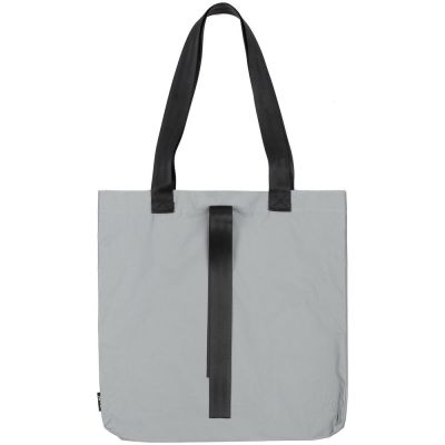 Шопер Manifest из светоотражающей ткани, серый-4