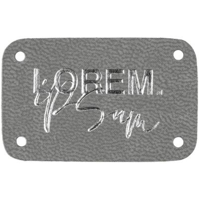 Лейбл Latte, S, серый-2