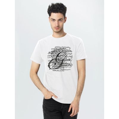 Футболка Not Gluck, белая-0