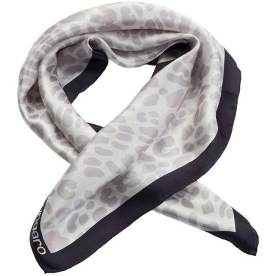 Платок Leopardo Silk, серый-2
