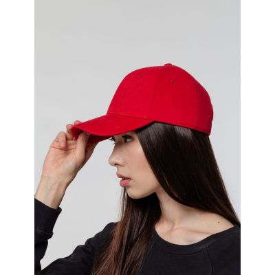 Бейсболка Hillside, красная-5