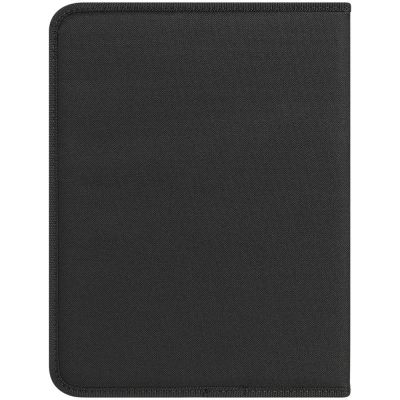 Папка с блокнотом Visitor, черная-2