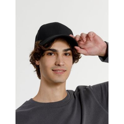 Бейсболка Cityscape, черная-5