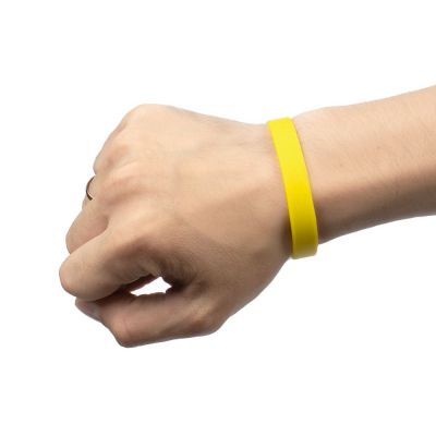 Силиконовый браслет Valley, желтый-1