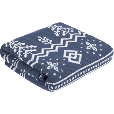 Плед Elnik, серый с молочно-белым-3