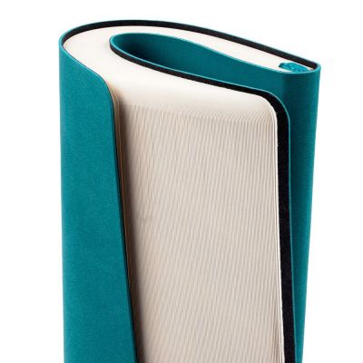 Ежедневник Nubuk, недатированный, бирюзовый-3