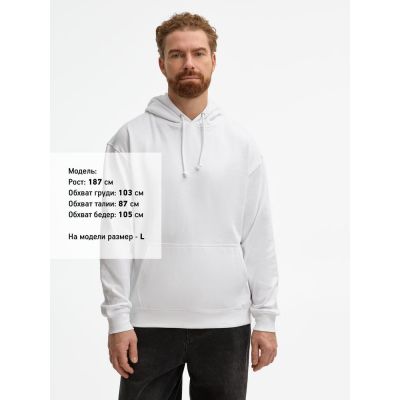 Худи унисекс Condor, молочно-белое-7