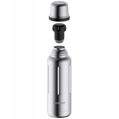 Термос Flask 470, вакуумный, стальной матовый-2