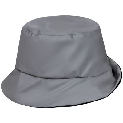 Панама Manifest из светоотражающей ткани, серая-4