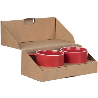Коробка Klep для двух кружек, крафт-2