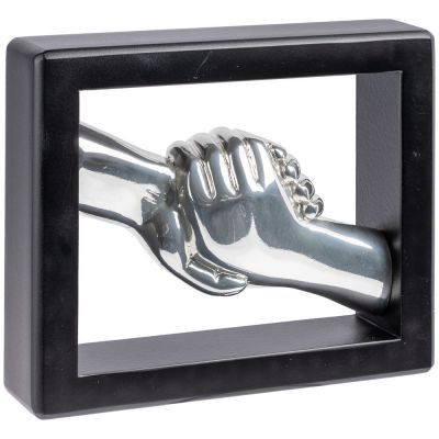 Награда «Рукопожатие», черная, уценка-2