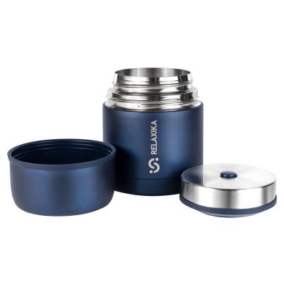 Термос для еды Relaxika 500, темно-синий-4