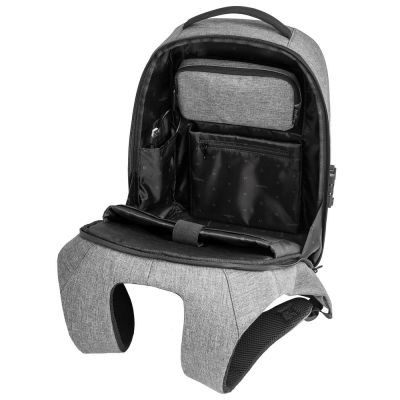 Рюкзак с потайным карманом inGreed, серый-5