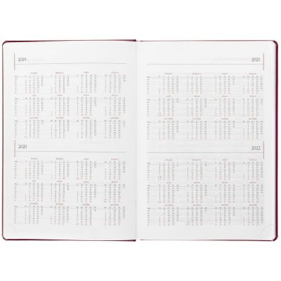 Еженедельник Nebraska, датированный, бордовый-3