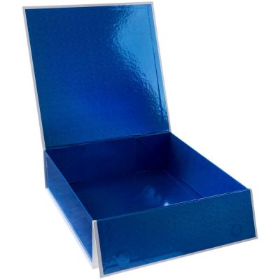 Коробка складная Gallant, L, белая с синим-2