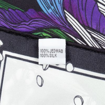 Платок шелковый Delicate, ирисы-3