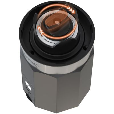 Портативная кофемолка Electric Coffee Grinder, черная с оранжевым-3