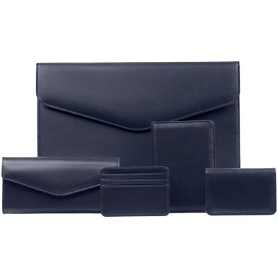 Папка для документов Signature, синяя-5