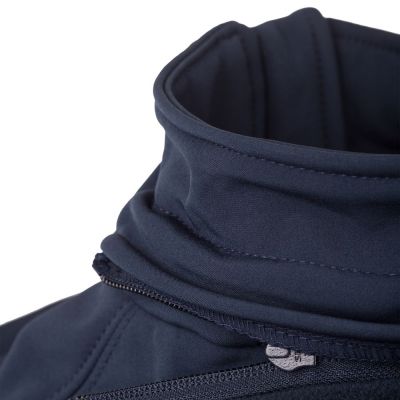 Куртка женская Hooded Softshell темно-синяя-3