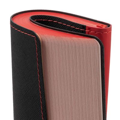 Ежедневник Nice Twice, недатированный, черный с красным-7