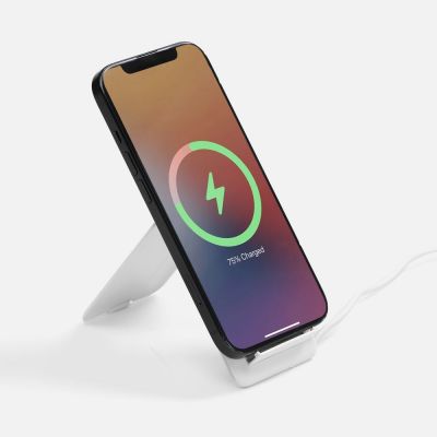 Органайзер с беспроводной зарядкой и набором адаптеров Octopod, белый-2