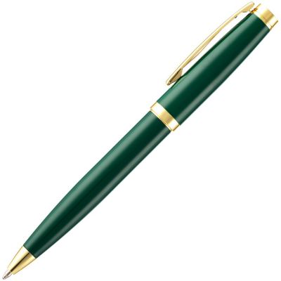 Ручка шариковая Letra Gold, глянцевая, темно-зеленая-1