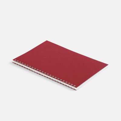 Блокнот Salvador в клетку, красный ver.2-0