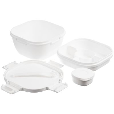 Ланчбокс-салатник Salad Bar, белый-1