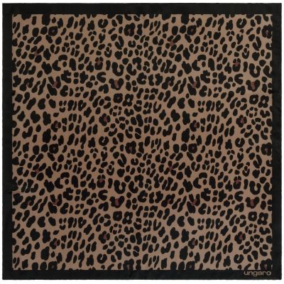 Платок Leopardo Silk, коричневый-0