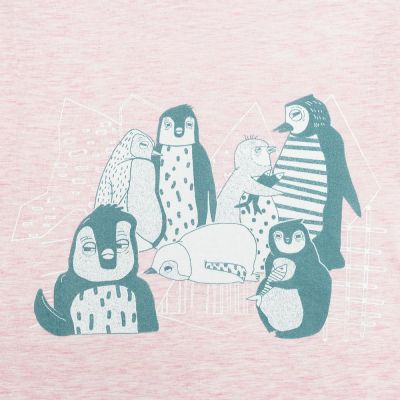 Футболка Ping Win, розовый меланж-1