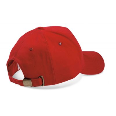 Бейсболка Unit Classic, красная с белым кантом-1