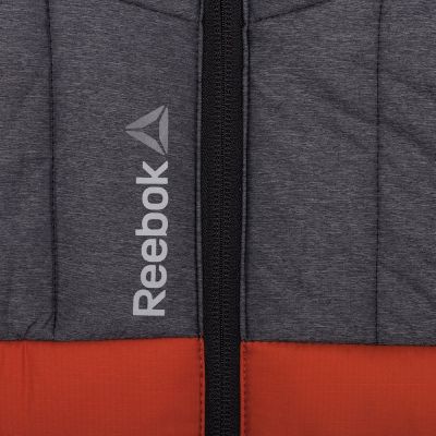Куртка мужская Outdoor, серая с оранжевым-7