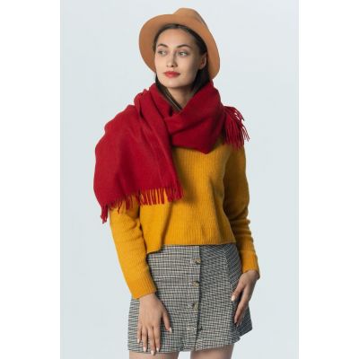 Палантин Classic, красный-2