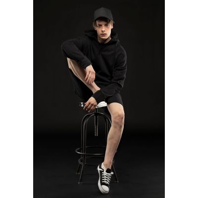 Толстовка унисекс H3, черная-0