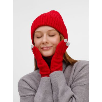 Перчатки сенсорные Spotti Senso, красные-3