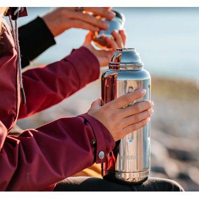 Термос Flask 1000, вакуумный, стальной зеркальный-7