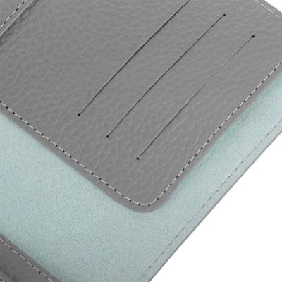 Портмоне Kelly с отделением для паспорта, серое-3