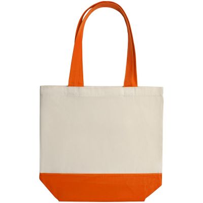 Холщовая сумка Shopaholic, оранжевая-2