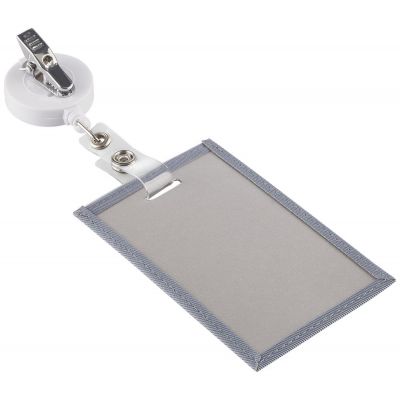 Чехол для пропуска Twill, серый-2