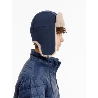 Шапка-ушанка Wasa, темно-синяя-6
