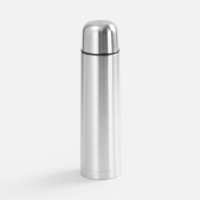 Термос Plain 750, ver.2, серебристый-1