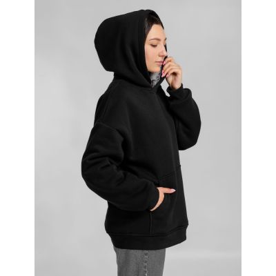 Худи Furry Oversize, черное-7