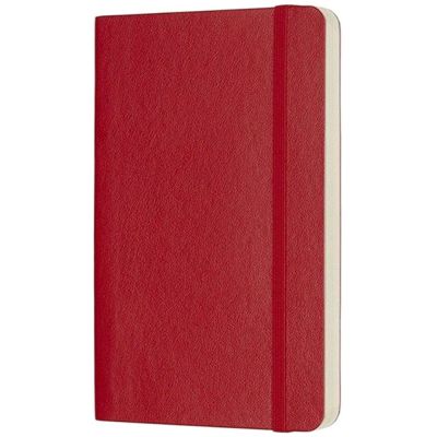 Записная книжка Moleskine Classic Large, в линейку, красная-0