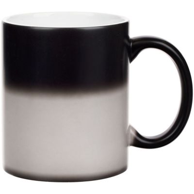 Кружка «Хамелеон», ver.3, матовая, черная-3