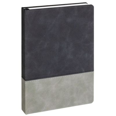 Ежедневник Horizon, недатированный, серый с черным-2