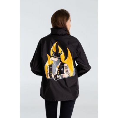 Ветровка «Живите двухколесно», ver. 2, черная-3