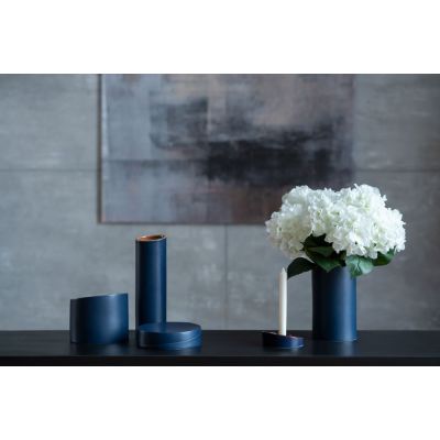 Ваза Form Fluid, средняя, сине-зеленая-9