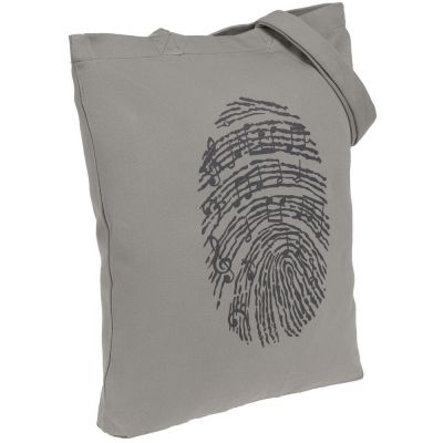 Холщовая сумка «Код вселенной», серая-2